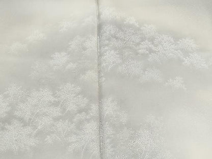 平和屋着物■訪問着　樹林文　暈し染め　正絹　逸品　CABF9830ev