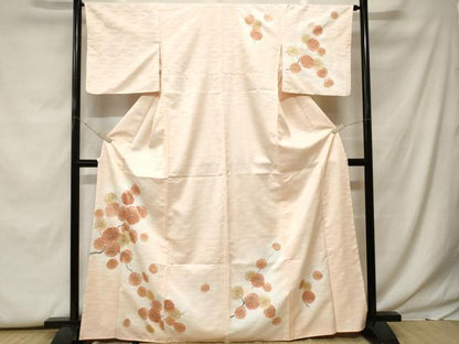 平和屋着物■訪問着　枝花文　金彩　洗える着物　CABF9847ev