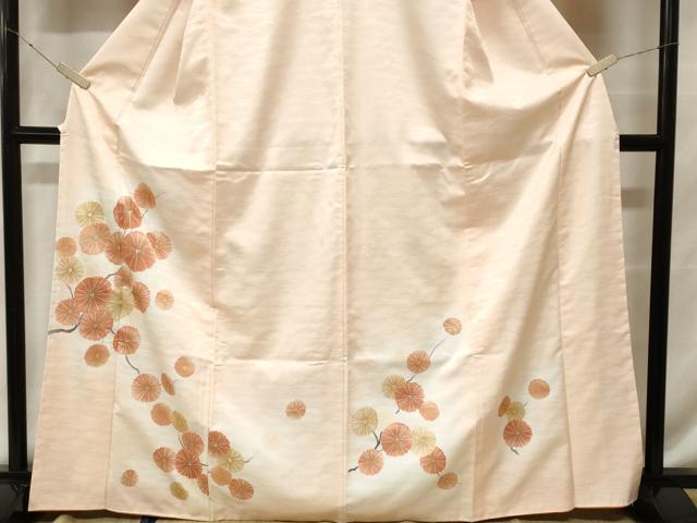 平和屋着物■訪問着　枝花文　金彩　洗える着物　CABF9847ev