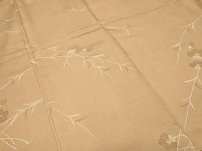 平和屋着物■訪問着　枝花文　正絹　逸品　CABF9876ev