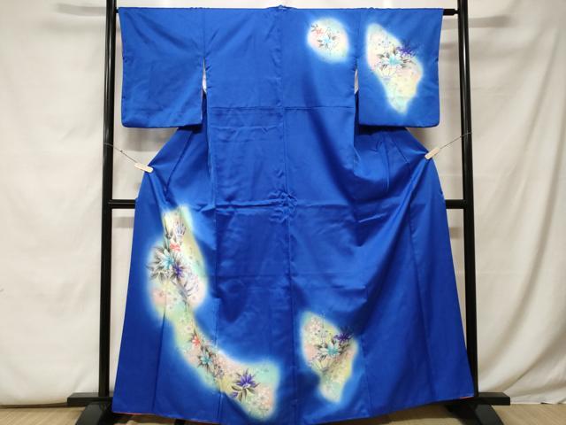 平和屋着物■訪問着 枝花文 暈し染め 金彩 洗える着物 CABF9886ev