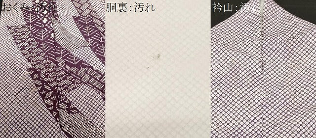 平和屋着物■訪問着 短冊吉祥花文 鹿の子 洗える着物 CABF9903ev