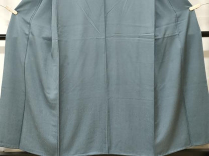 平和屋着物■訪問着 色無地 舞花文 錆鼠色 正絹 逸品 CABF9930ev