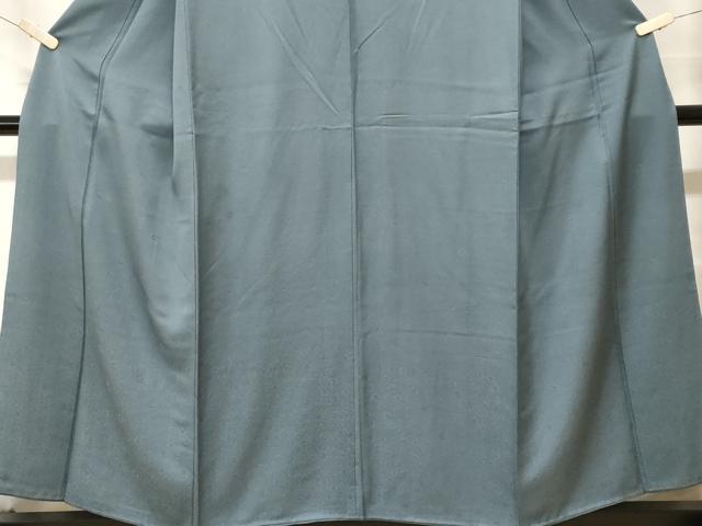 平和屋着物■訪問着 色無地 舞花文 錆鼠色 正絹 逸品 CABF9930ev