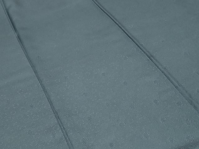 平和屋着物■訪問着 色無地 舞花文 錆鼠色 正絹 逸品 CABF9930ev