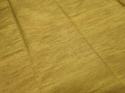 平和屋着物■上質な紬　桑染色　正絹　逸品　CABF9948ev