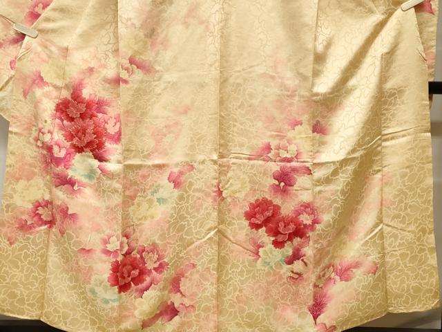 平和屋着物■豪華振袖　駒刺繍　草花文　暈し染め　正絹　逸品　CABF9953ev