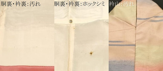 平和屋着物■上質な紬　霞文　正絹　逸品　CABF9963ev