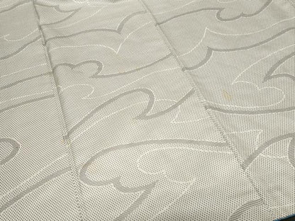 平和屋着物■上質なお召　幾何学文　正絹　逸品　CABF9964ev