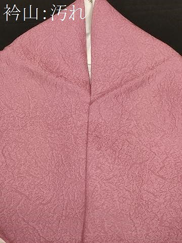 平和屋着物■上質な色無地　霞地紋　菖蒲色　正絹　逸品　CABF9971ev