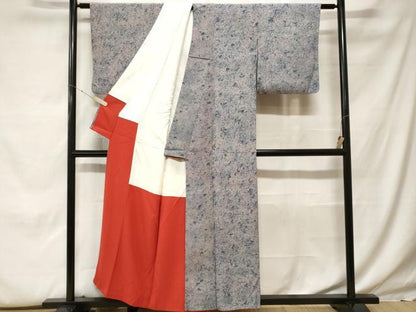 平和屋着物■上質な小紋　鹿の子文　正絹　逸品　CABF9980ev