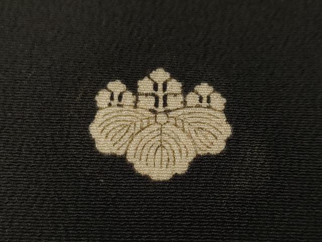 平和屋着物■豪華黒留袖　刺繍　尾長鳥枝花文　暈し染め　金彩　正絹　逸品　CABF9991ev