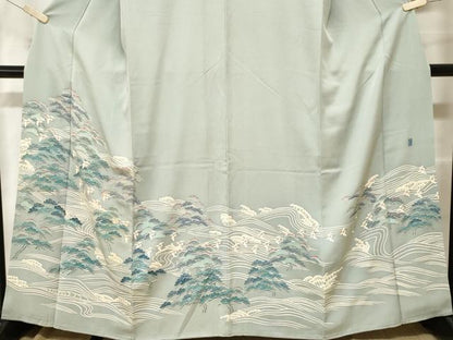 平和屋着物■豪華色留袖　作家物　立波飛鳥松文　正絹　逸品　CABF9995ev