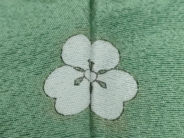 平和屋着物●本場奄美大島泥染　赤塚次男監修　色無地　柳染色　証紙付き　正絹　逸品　未使用　CABG0006yc