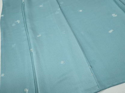 平和屋着物●上質な小紋　作家物　総刺繍　紗綾形菊文　正絹　逸品　未使用　CABG0027yc