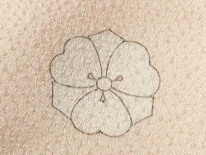 平和屋着物●京友禅の第一人者　松井青々　色留袖　駒刺繍　牡丹花車文　暈し染め　金彩　正絹　逸品　CABG0029yc