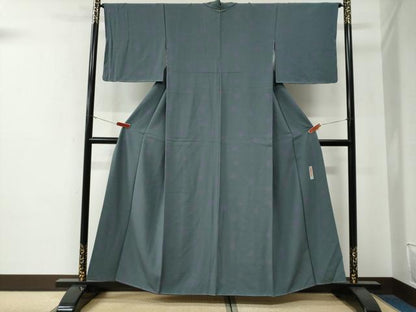 平和屋着物●世界的人形師　辻村寿三郎　ジュサブロー　小紋　舞花文　正絹　逸品　未使用　CABG0036yc