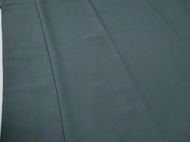平和屋着物●世界的人形師　辻村寿三郎　ジュサブロー　小紋　舞花文　正絹　逸品　未使用　CABG0036yc
