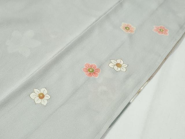 平和屋着物●京友禅の第一人者　松井青々　訪問着　草花文　暈し染め　金彩　正絹　逸品　未使用　CABG0039yc