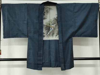 平和屋着物●男性　本場大島紬　アンサンブル　100亀甲　総詰め　正絹　逸品　未使用　CABG0059yc