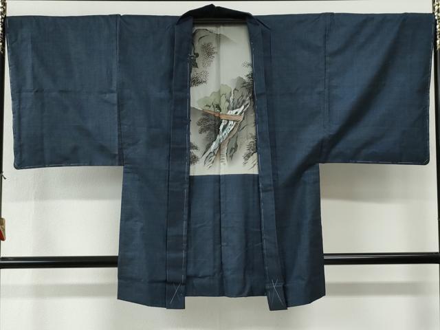 平和屋着物●男性　本場大島紬　アンサンブル　100亀甲　総詰め　正絹　逸品　未使用　CABG0059yc