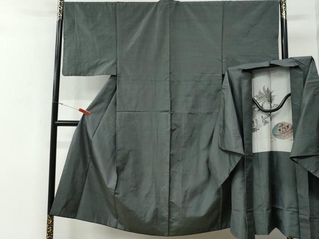 平和屋着物●男性　本場大島紬　アンサンブル　吉祥文　正絹　逸品　CABG0060yc
