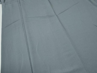 平和屋着物●上質な色無地　錫色　正絹　逸品　未使用　CABG0062yc