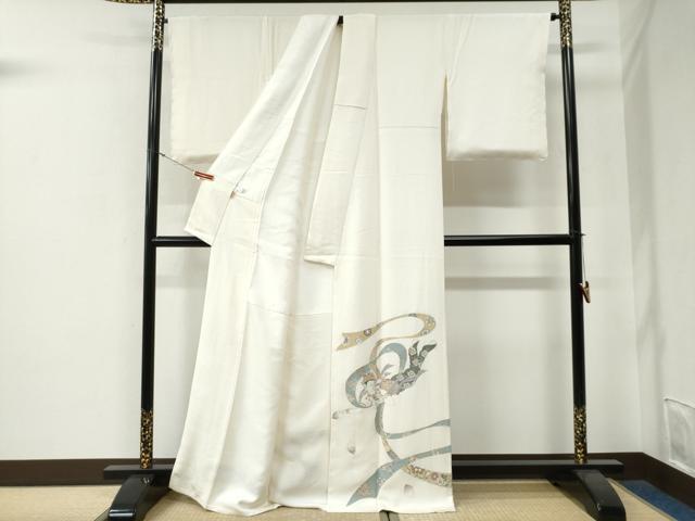 平和屋着物●豪華色留袖　寿光織　天女　金糸　ますいわ屋扱い　正絹　逸品　未使用　CABG0068yc