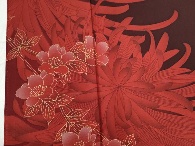 平和屋着物●豪華振袖　乱菊枝菊文　金彩　正絹　逸品　CABG0083yc