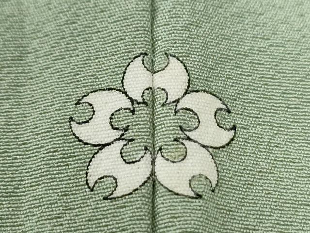 平和屋着物●上質な色無地　作家物　茶渋染　裏葉柳色　反端付き　正絹　逸品　CABG0086yc