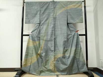 平和屋着物●訪問着　本場染大島紬　吉祥文　正絹　逸品　CABG0092yc