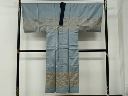 平和屋着物●男性　本場大島紬　アンサンブル・長襦袢セット　100亀甲　総詰め　キングサイズ　正絹　逸品　CABG0096yc