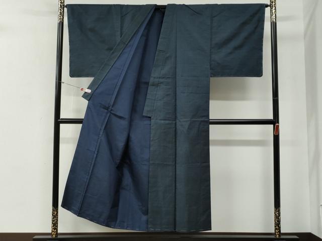 平和屋着物●男性　本場大島紬　アンサンブル　100亀甲　総詰め　正絹　逸品　未使用　CABG0100yc