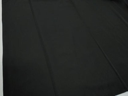 平和屋着物●男性　黒紋付　羽織セット　羽裏：虎　正絹　逸品　CABG0101yc
