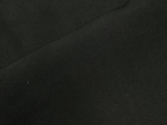 平和屋着物●男性　黒紋付　羽織セット　羽裏：富士・風景文　正絹　逸品　CABG0105yc