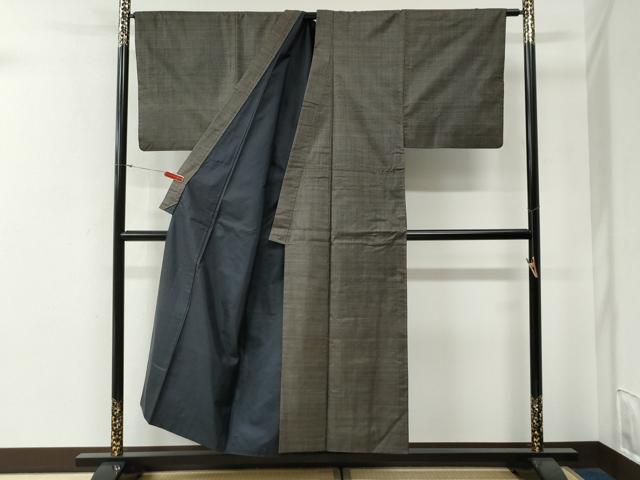 平和屋着物●男性　本場大島紬　アンサンブル　100亀甲　総詰め　正絹　逸品　CABG0106yc