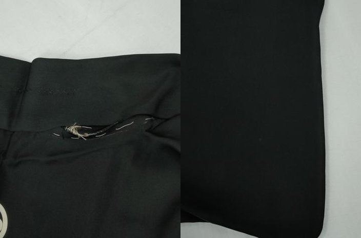 平和屋着物●男性　黒紋付　羽織セット　羽裏：富士・龍　正絹　逸品　CABG0107yc