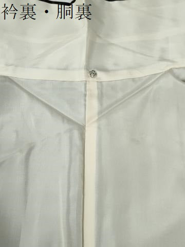 平和屋着物●本場大島紬　9マルキ　色紙枝花文　正絹　逸品　未使用　CABG0111yc
