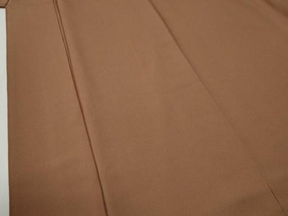 平和屋着物●染色作家　草野一騎監修　色無地　焦香色　正絹　逸品　未使用　CABG0116yc
