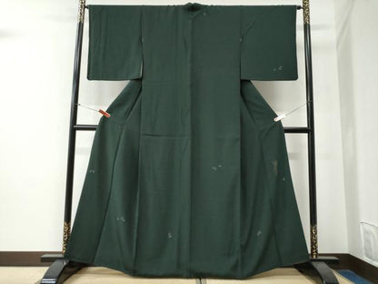 平和屋着物●世界的人形師　辻村寿三郎　ジュサブロー　訪問着　舞花弁　金彩　正絹　逸品　CABG0127yc