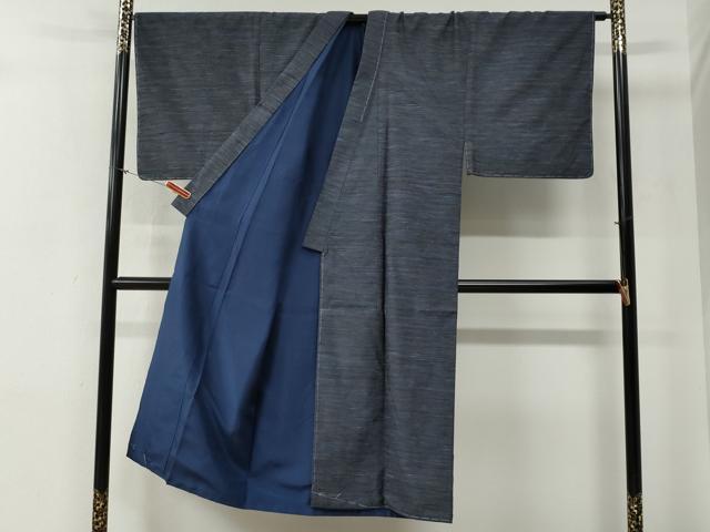 平和屋着物●男性　紬　霞文　正絹　逸品　未使用　CABG0136yc