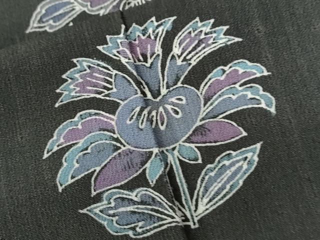平和屋着物●訪問着　草花文　暈し染め　正絹　逸品　CABG0140yc