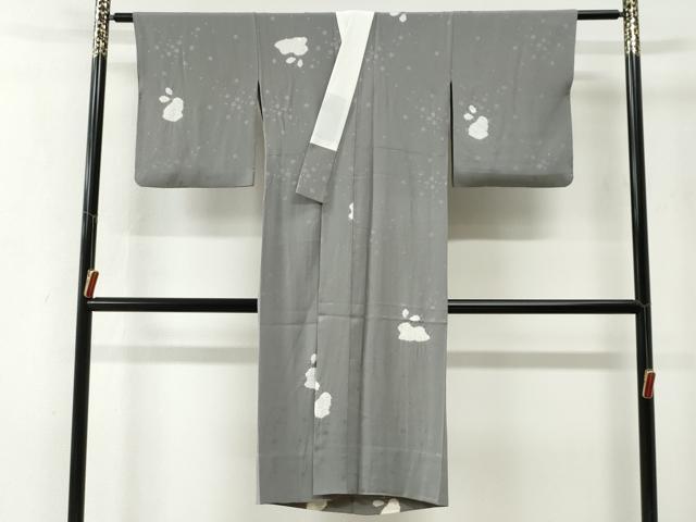 平和屋着物●長襦袢　無双仕立て　兎　正絹　逸品　CABG0148yc