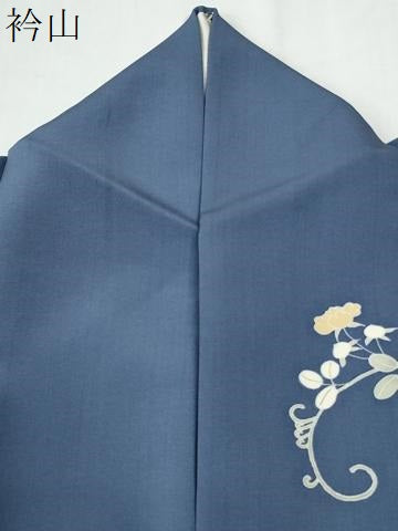 平和屋着物●創業460年・千總　訪問着　竹垣牡丹花文　金彩　正絹　逸品　CABG0174yc