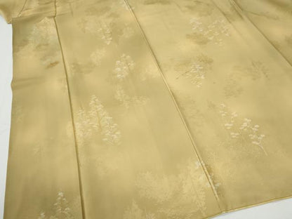 平和屋着物●上質な小紋　地紋起こし　樹林文　暈し染め　正絹　逸品　CABG0175yc