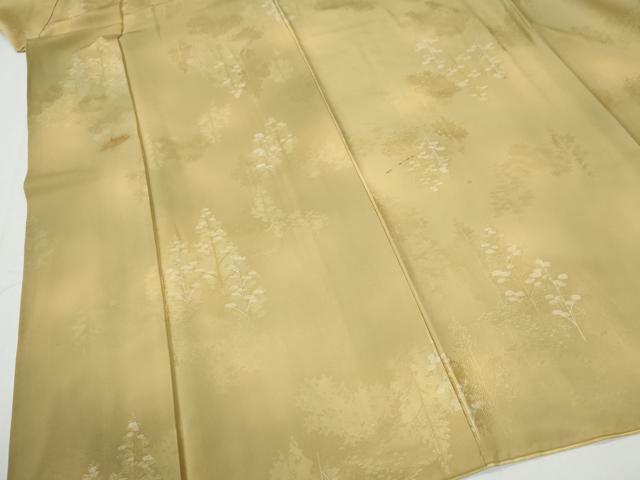 平和屋着物●上質な小紋　地紋起こし　樹林文　暈し染め　正絹　逸品　CABG0175yc