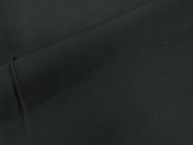 平和屋着物●男性　黒紋付　羽織セット　羽裏：破れ色紙風景文　正絹　逸品　CABG0182yc