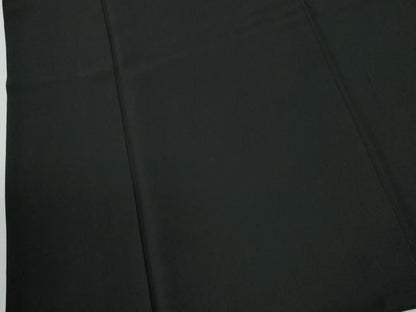 平和屋着物●男性　黒紋付　羽織セット　羽裏：虎・龍　キングサイズ　正絹　逸品　CABG0187yc