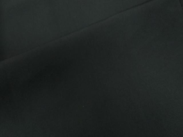 平和屋着物●男性　黒紋付　羽織セット　羽裏：虎・龍　キングサイズ　正絹　逸品　CABG0187yc