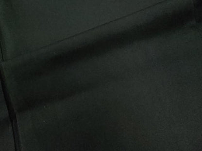平和屋着物●男性　黒紋付　羽織セット　羽裏：扇・硯　正絹　逸品　CABG0190yc